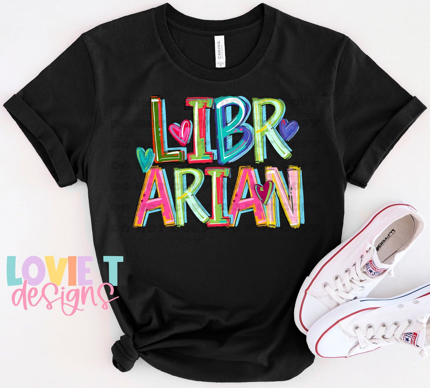 Librarian Cheery Bright-Lovie T Designs