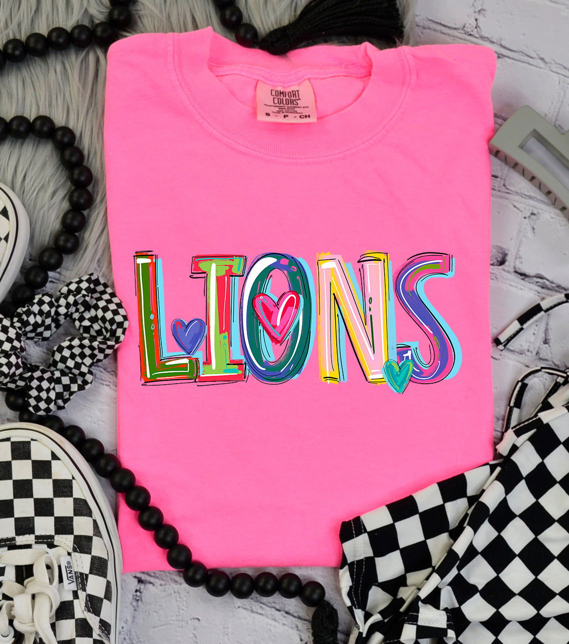 Lions Cheery Bright-Lovie T Designs