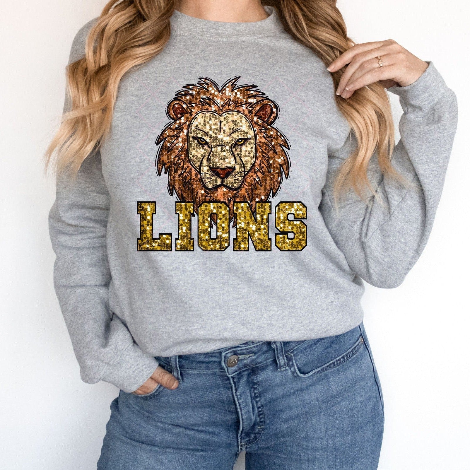 Lions Gold Sequin