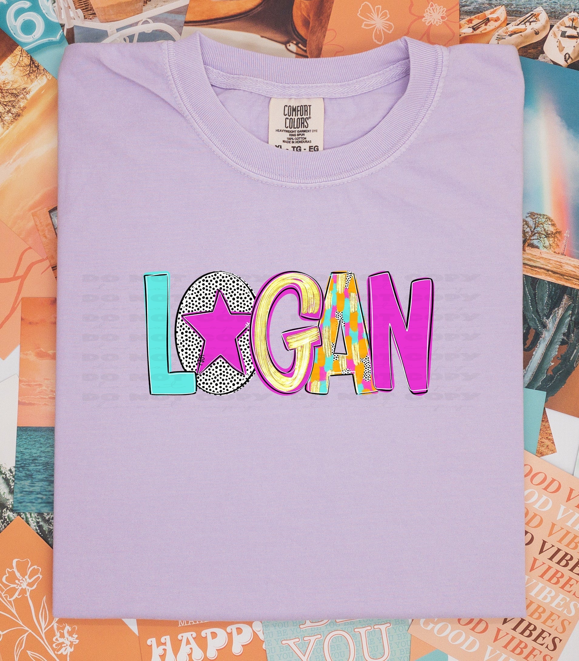 Logan Poppy Alpha Back To School-Lovie T Designs