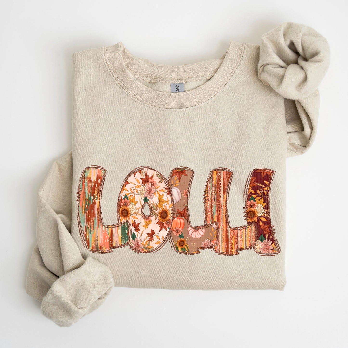 Lolli Fall Floral Name-Lovie T Designs