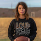 Loud & Proud Black Old Gold-Lovie T Designs