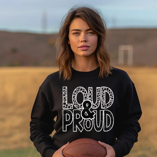 Loud & Proud Black Silver-Lovie T Designs