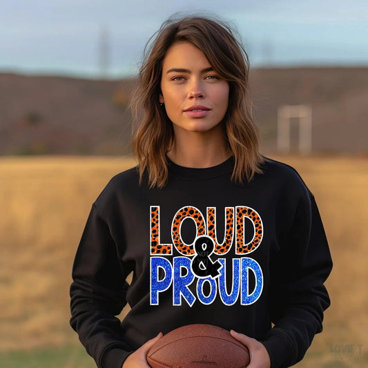 Loud & Proud Blue Orange-Lovie T Designs