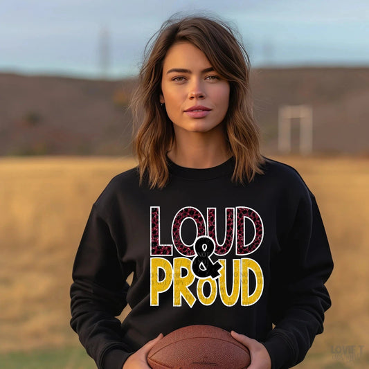 Loud & Proud Maroon Yellow Gold-Lovie T Designs