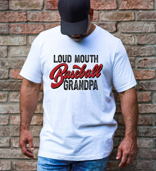 Loud Mouth Baseball Grandpa