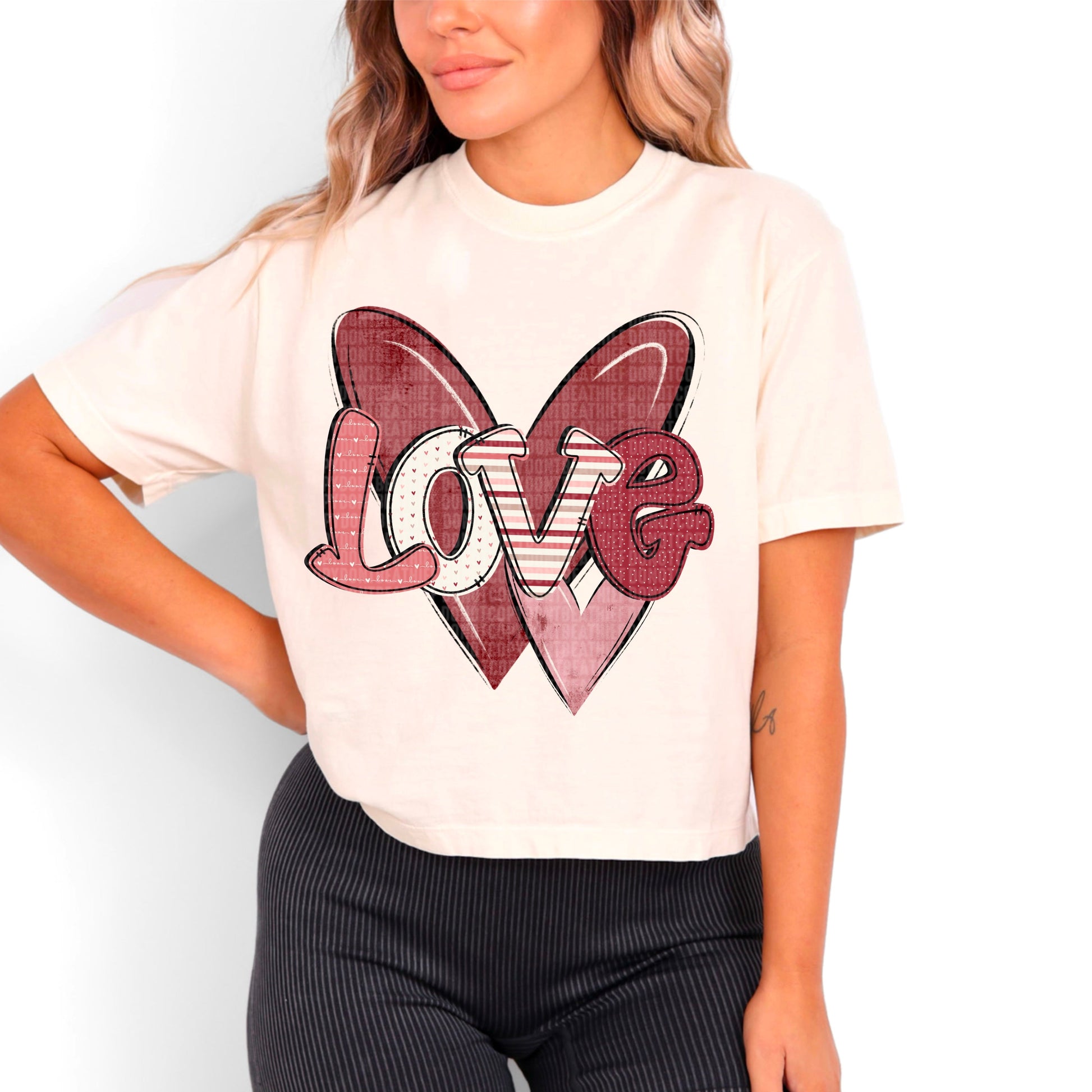 Love Hearts-[DTF Transfer]-Lovie T Designs