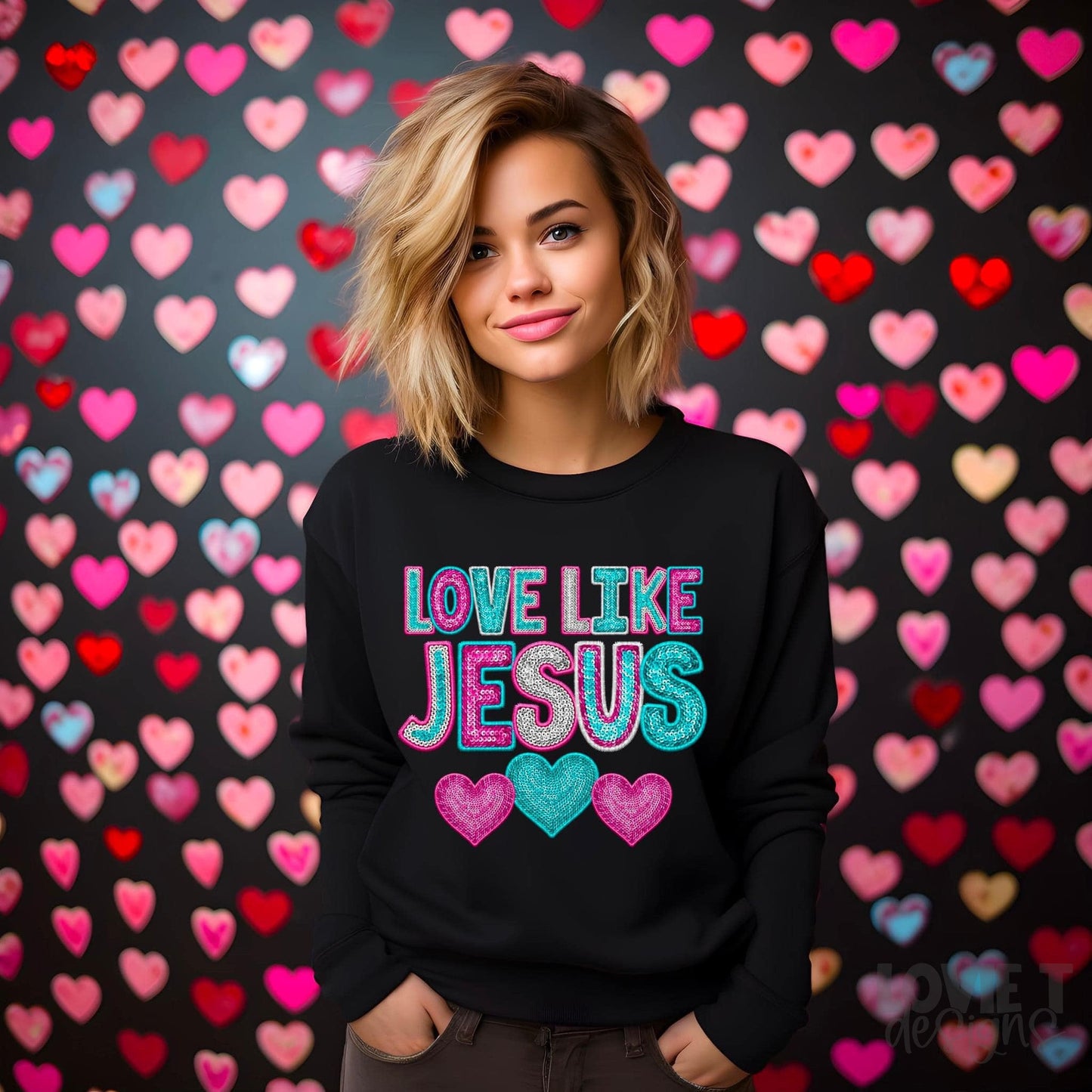 Love Like Jesus-Lovie T Designs