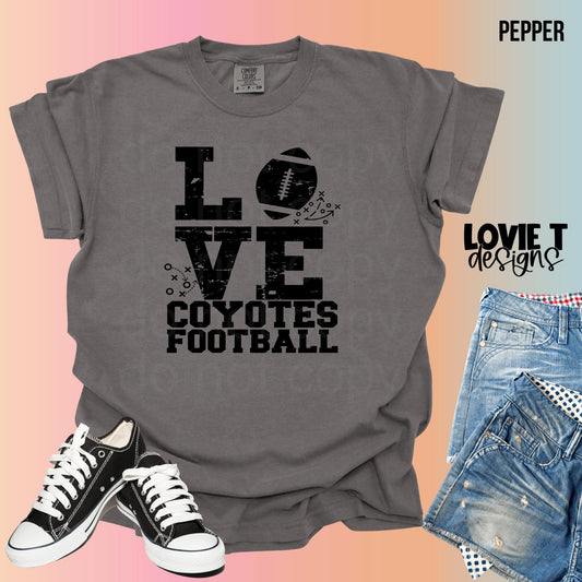 Love_Coyotes_Football-Lovie T Designs