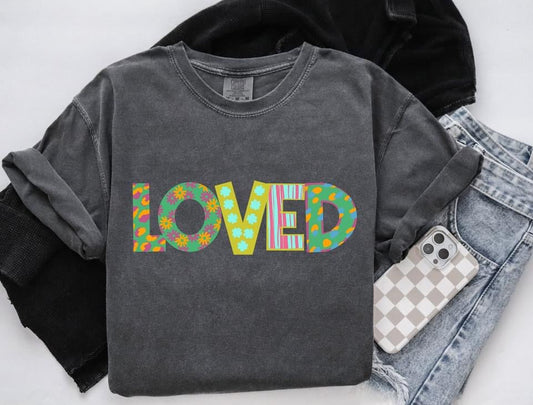 Loved - Faith Words-Lovie T Designs