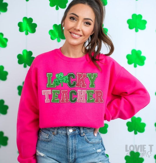 Lucky Teacher-Lovie T Designs