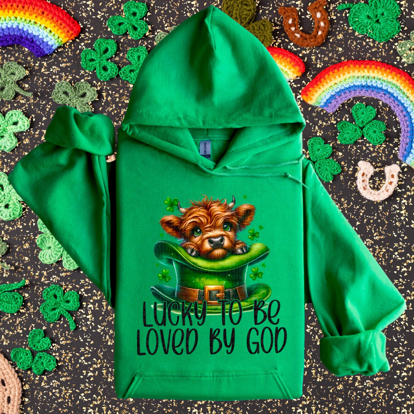 Lucky To Be Loved By God-[DTF Transfer]-Lovie T Designs