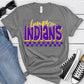 Lumpkin Indians Purple Ath Gold Grunge-Lovie T Designs