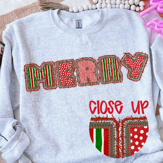 MERRY RED-[DTF Transfer]-Lovie T Designs