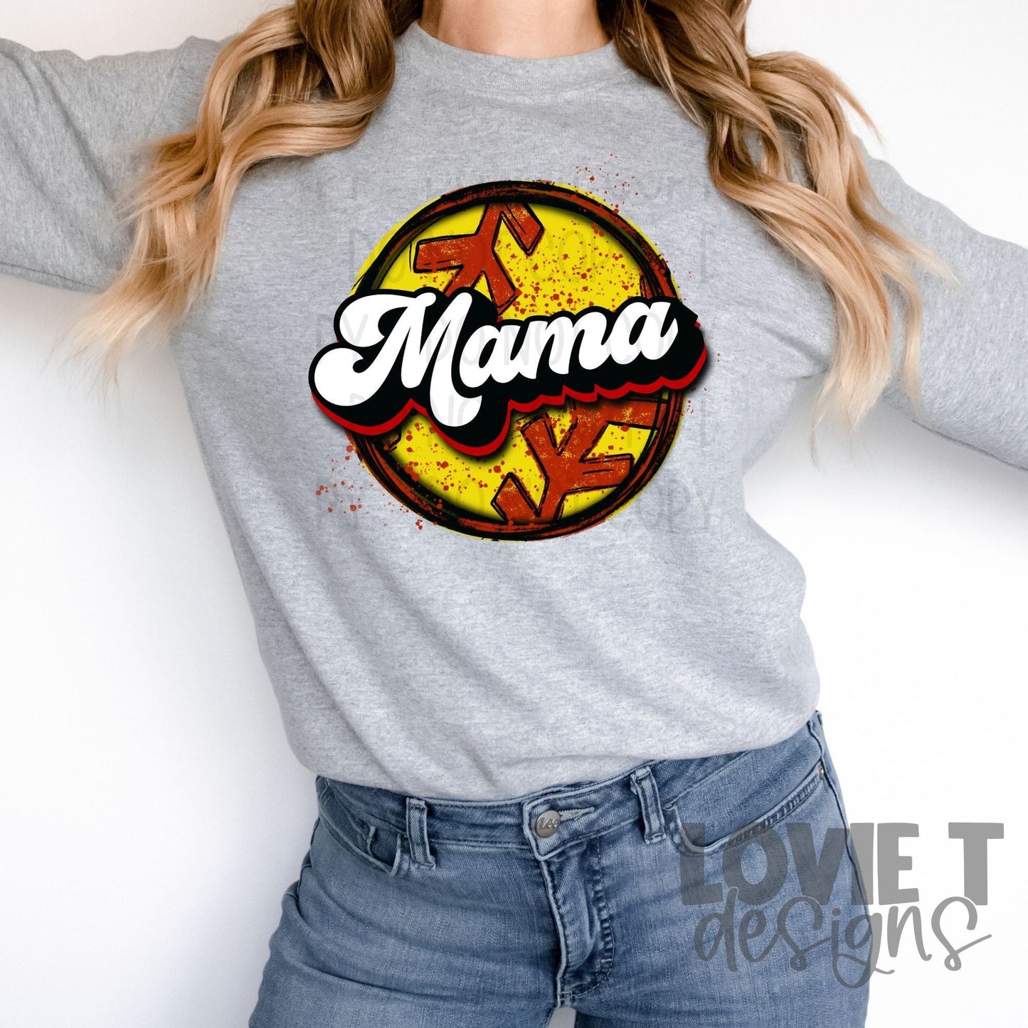 Mama Softball-Lovie T Designs