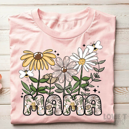 Mama Spring Floral-Lovie T Designs