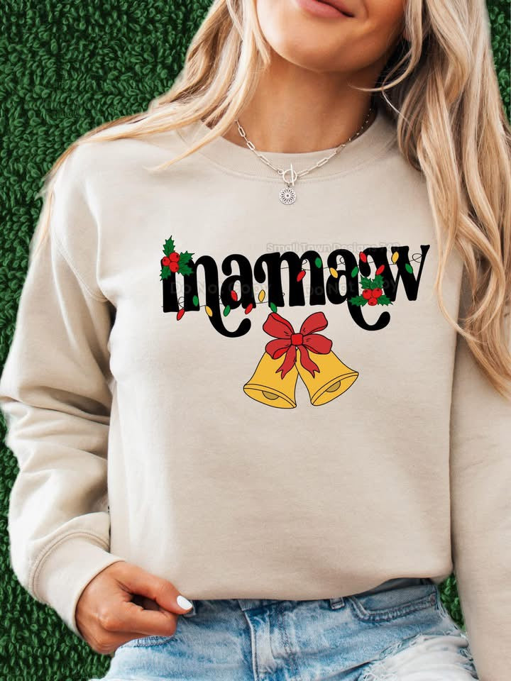 Mamaw Holiday Bells-[DTF Transfer]-Lovie T Designs