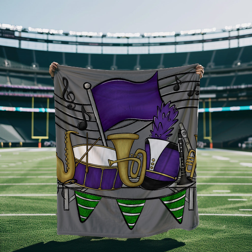 Marching Band Blanket Mockup-Lovie T Designs