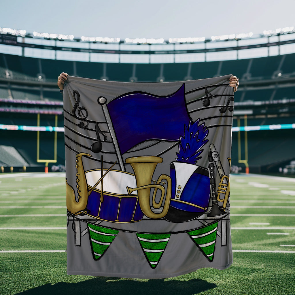 Marching Band Blanket Mockup-Lovie T Designs