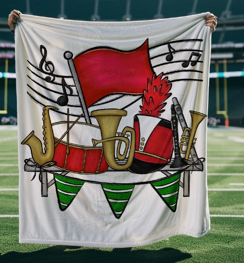 Marching Band Blanket Mockup-Lovie T Designs