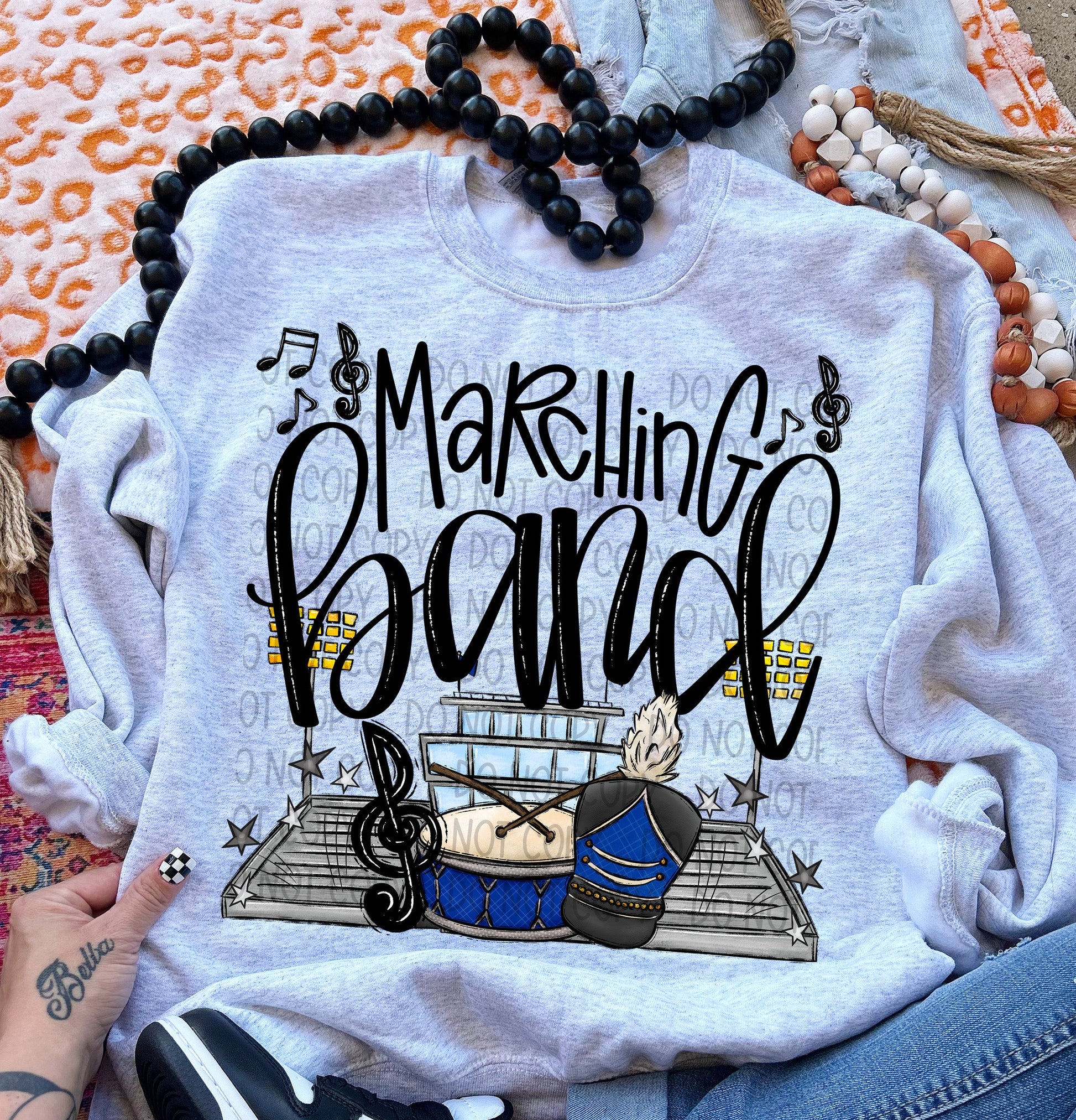 Marching Band Royal Blue-Lovie T Designs