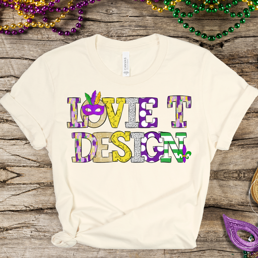 Mardi Gras Business Name - Digital Download-[DTF Transfer]-Lovie T Designs