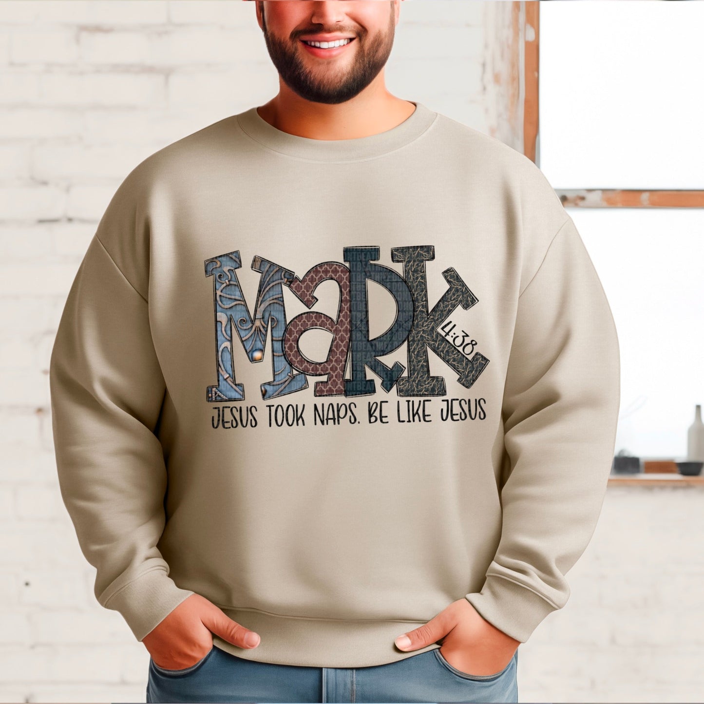 Mark 4:38 Mens Version-Lovie T Designs