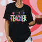 Math Teacher Cheery Bright-Lovie T Designs