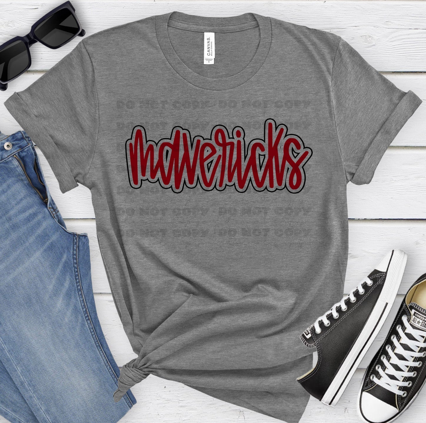 Mavericks Garnet Black-Lovie T Designs