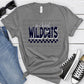 McKeel Wildcats Navy White Grunge-Lovie T Designs