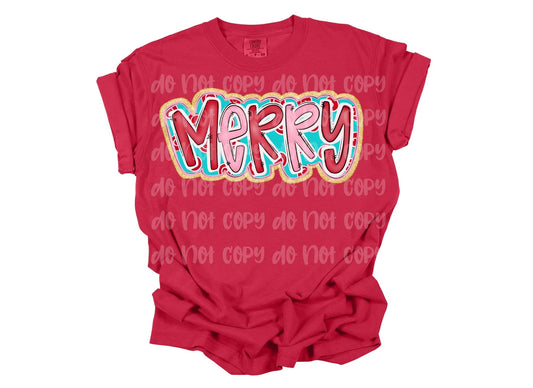 Merry Doodle Dots & Glitter-Lovie T Designs