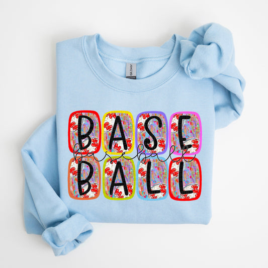 Messy Paint Baseball-[DTF Transfer]-Lovie T Designs