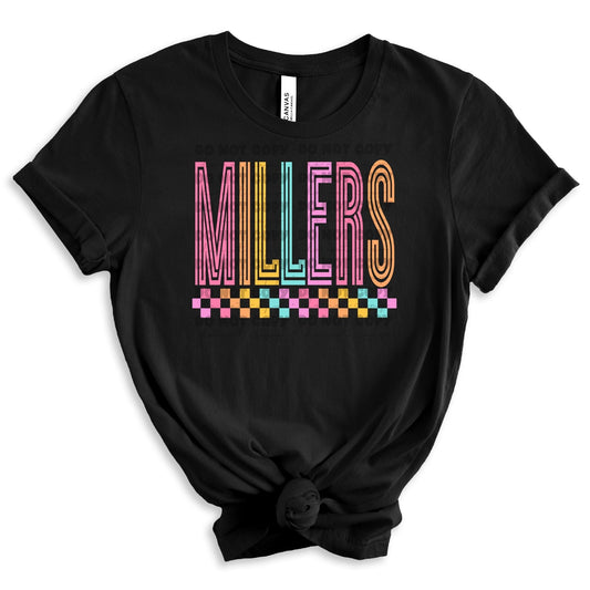 Millers Colorful Line Mascot-Lovie T Designs