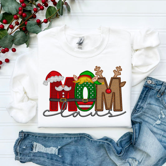 Mom Claus Names-Lovie T Designs