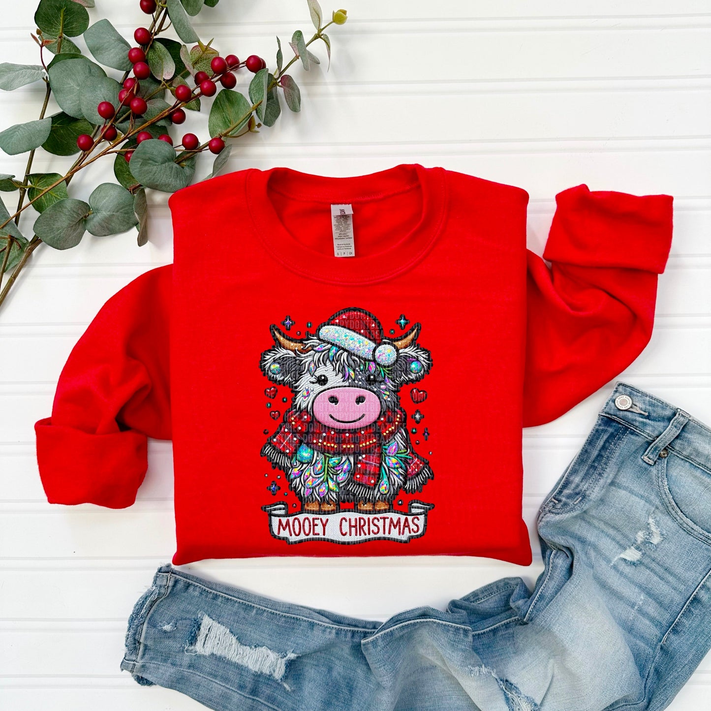 Mooey Christmas-Lovie T Designs