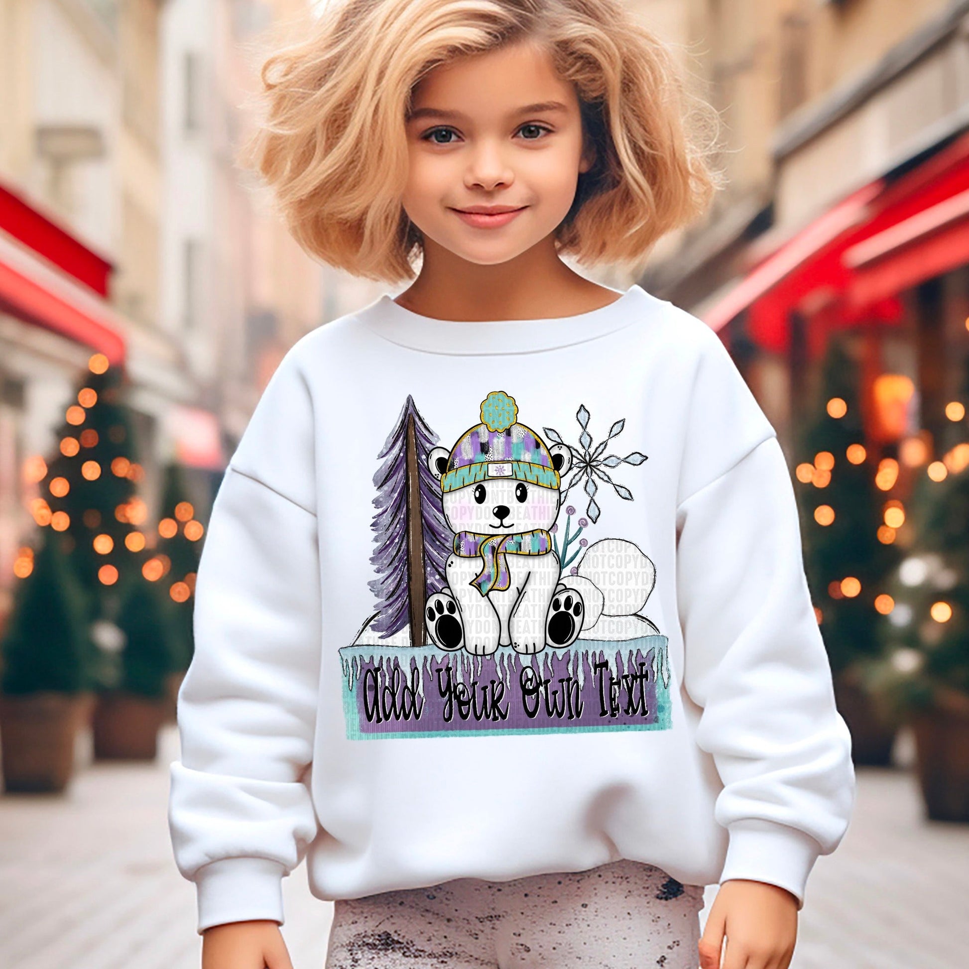 My Lil Polar Bear-[DTF Transfer]-Lovie T Designs