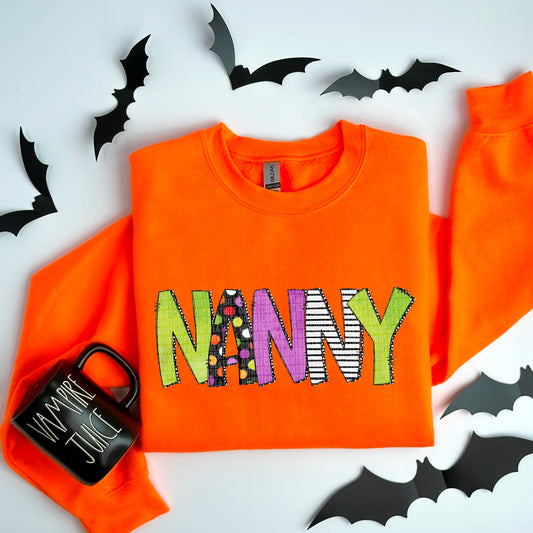 Nanny Halloween Name-Lovie T Designs