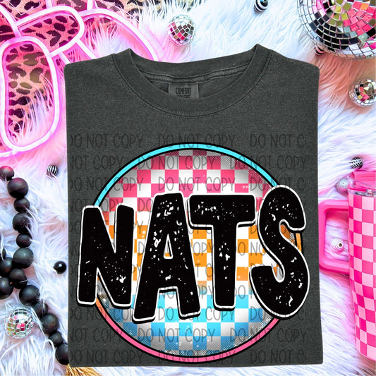 Nats Neon Circle Mascots-Lovie T Designs