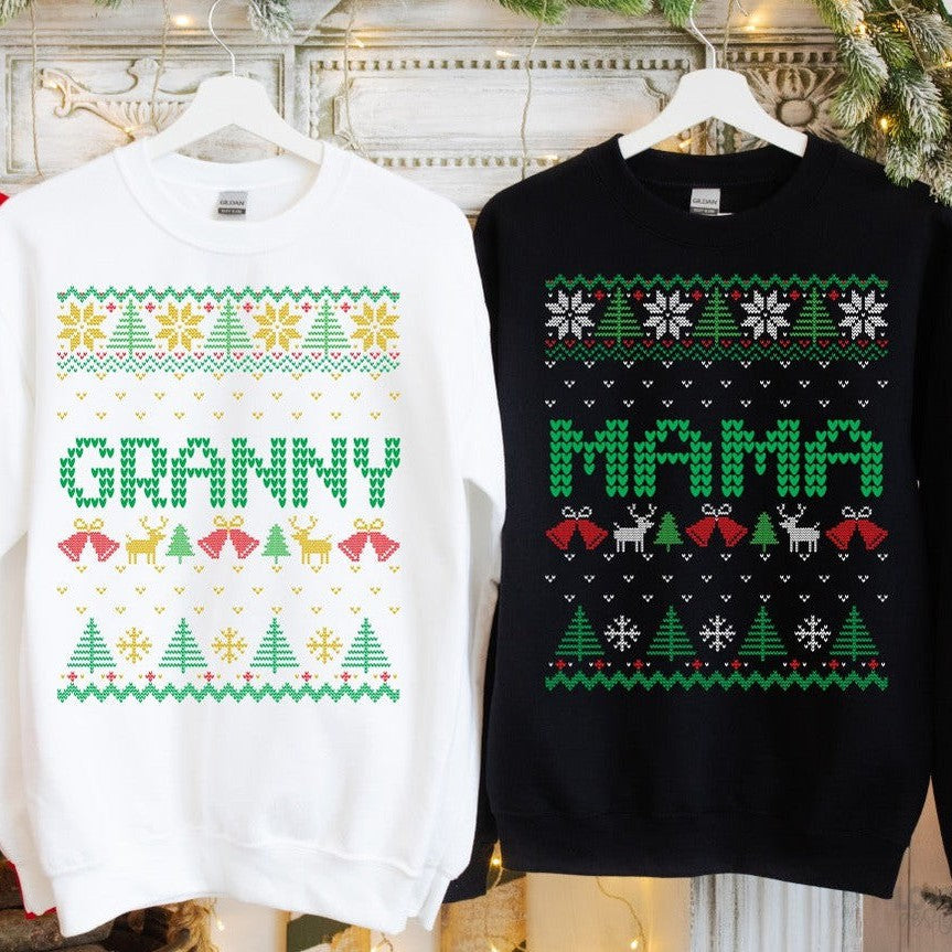 Nickname Ugly Christmas Sweater-Lovie T Designs