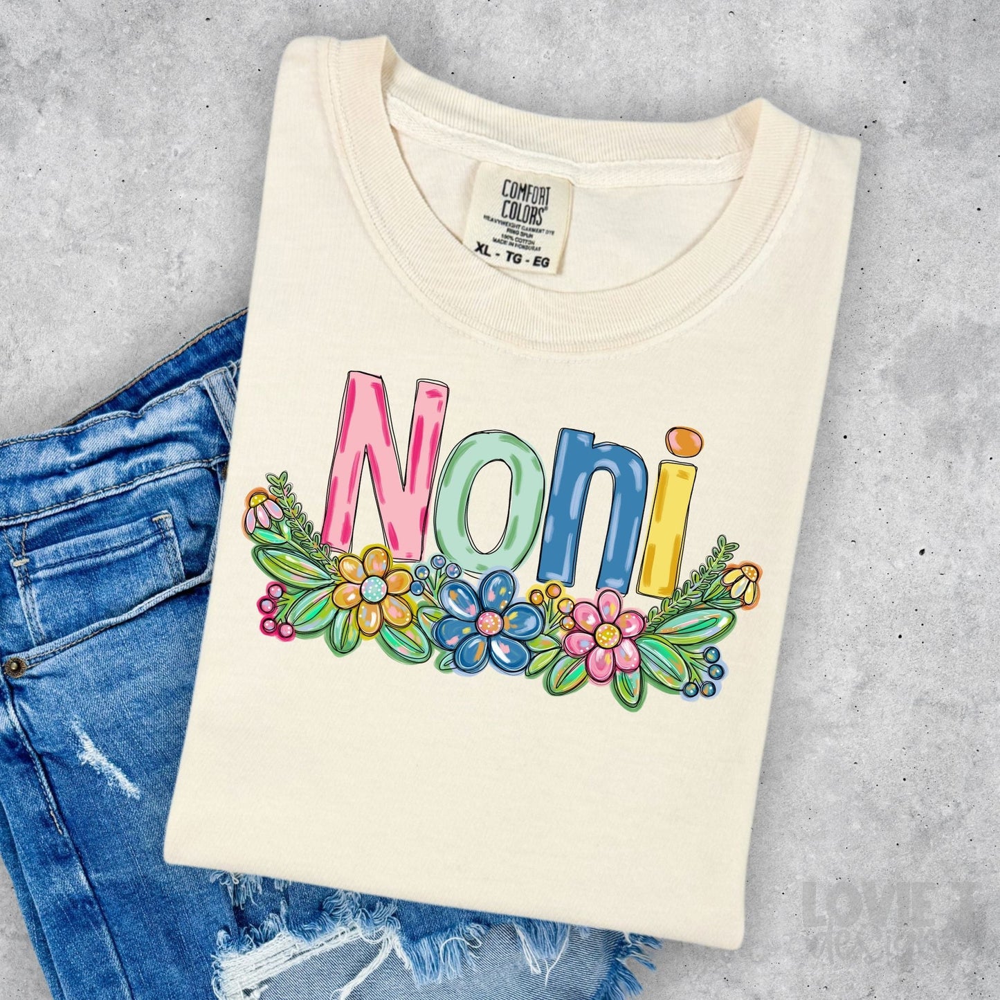 Noni Spring Floral Mother's Day-Lovie T Designs