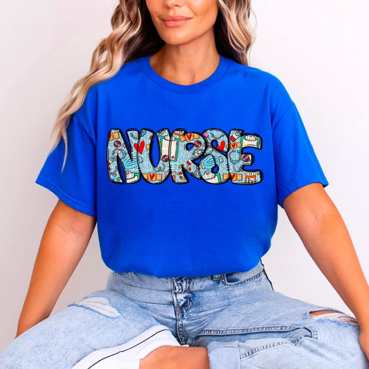 Nurse Doodle-Lovie T Designs