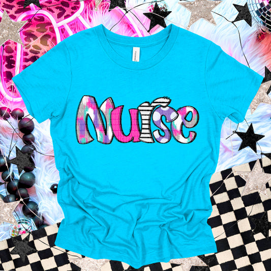 Nurse Frosted Flair-[DTF Transfer]-Lovie T Designs