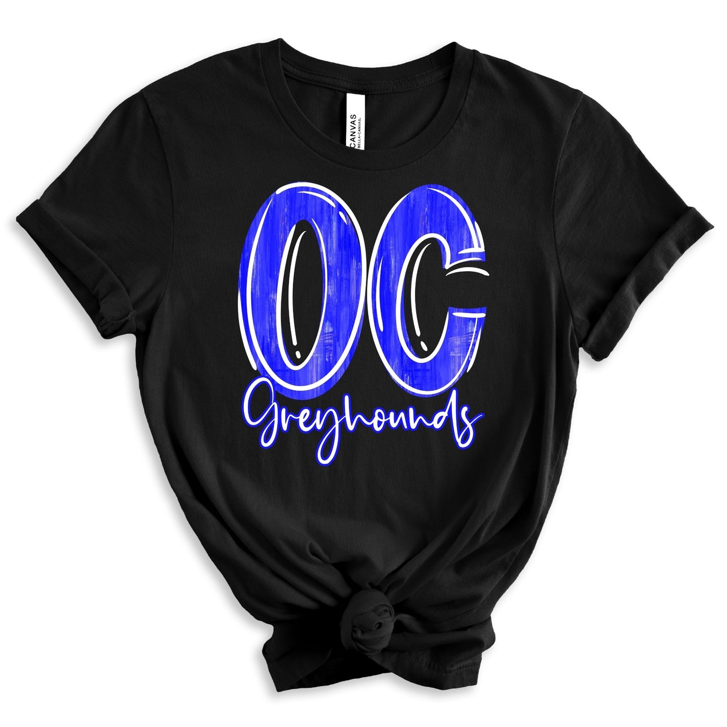 OC Royal Blue and White Greyhounds-Lovie T Designs
