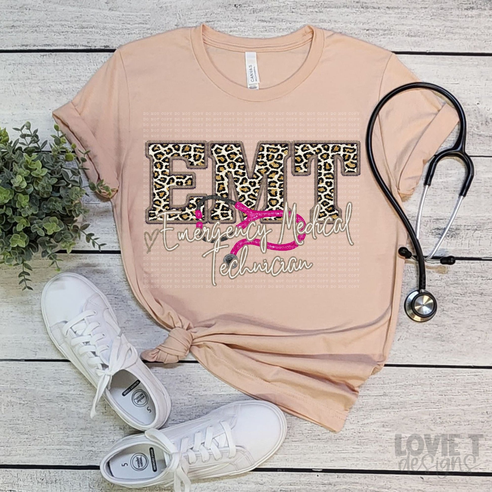 Occupational Titles Faux Glitter + Faux Embroidery-Lovie T Designs