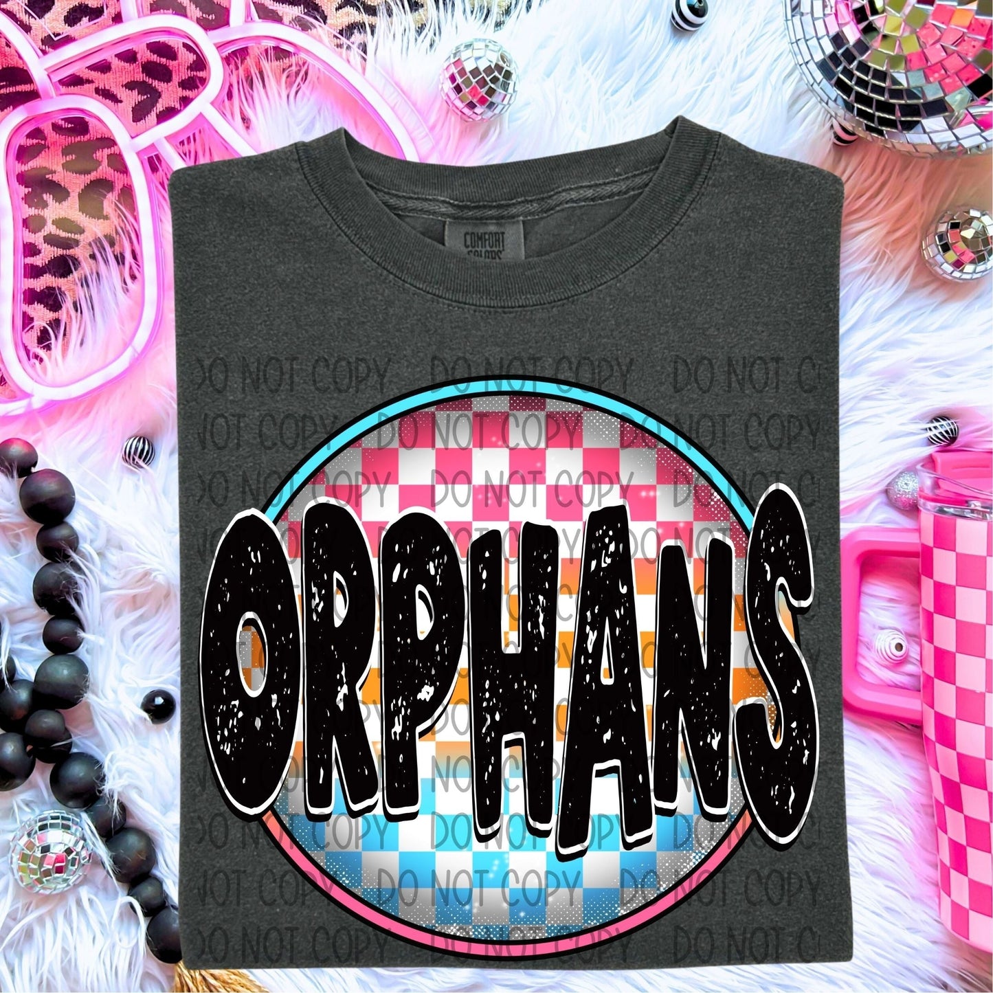 Orphans Neon Circle Mascots-Lovie T Designs