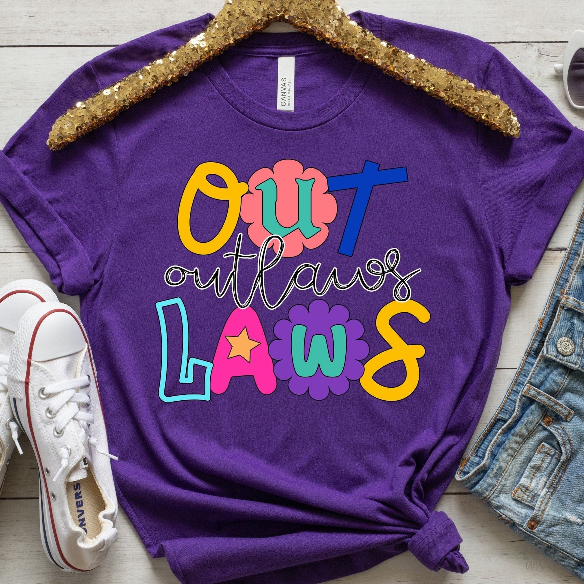 Outlaws Funky Fun-Lovie T Designs