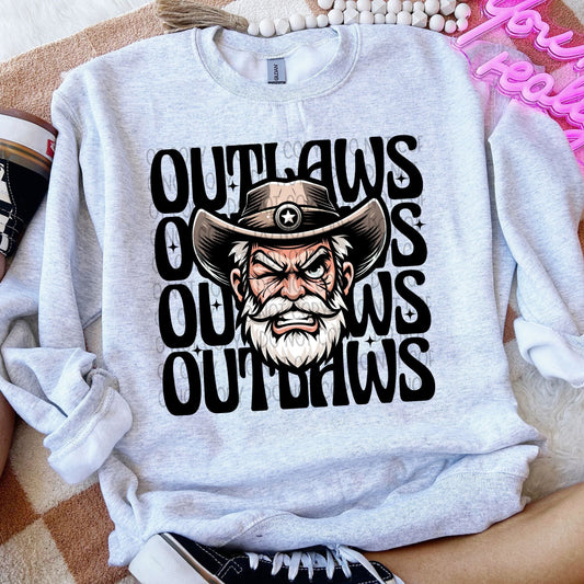 Outlaws Winking Mascot-Lovie T Designs