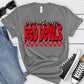 Owensboro Red Devils Red Black Grunge-Lovie T Designs