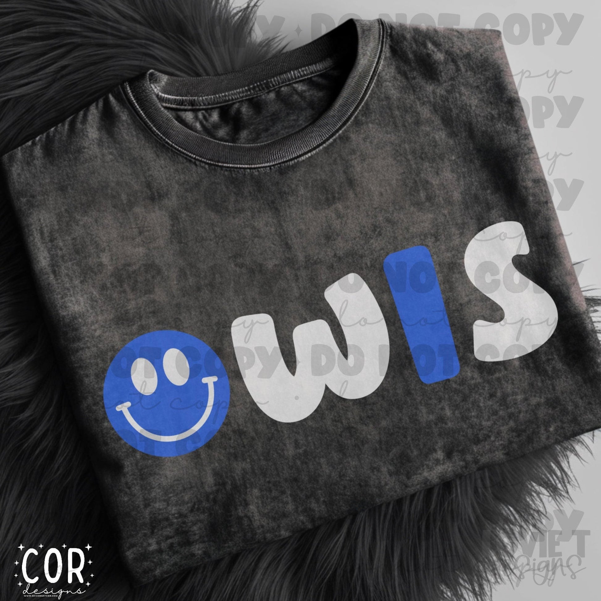 Owls Happy Mascot - Custom Colors Accepted-Lovie T Designs