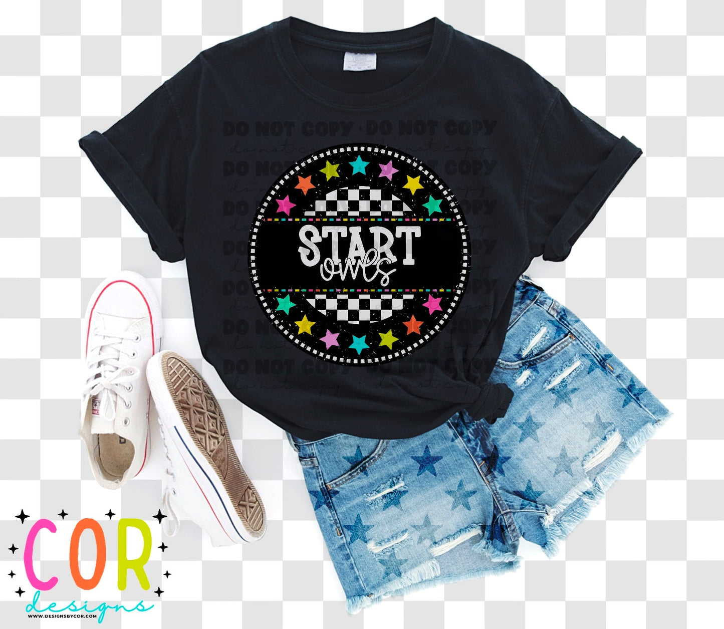 Owls Start Colorful Stars-Lovie T Designs